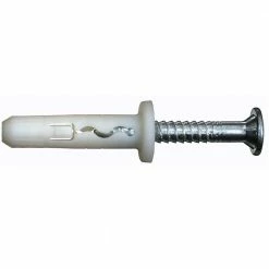 Hilti 1/4 in. x 1 in. Plastic Flat Head Phillips Impact Anchors with Carbon Steel Screw (200-Pack)