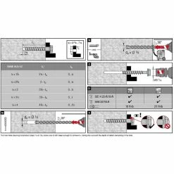 Hilti 3/8 in. x 4 in. Hex Head KH-EZ SS316 Screw Anchor for Concrete and Masonry (25-Piece) -Kwikset Sales Shop hilti masonry anchors 2245627 fa 1000