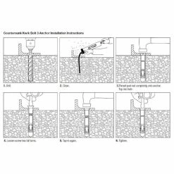 Hilti 1/2 in. x 5-1/2 in. Kwik Bolt Long Thread Carbon Steel Expansion Anchors (12-Pack) -Kwikset Sales Shop hilti masonry anchors 2312917 44 1000
