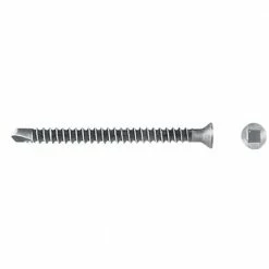 Hilti #6 x 1-5/8 in. Phosphate Square Drive Flat Head Wood Screw (5,000-Pack)