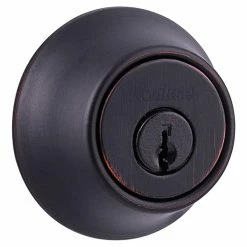 Kwikset 660 Series Venetian Bronze Single-Cylinder Deadbolt