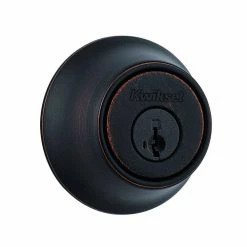 Kwikset 660 Series Venetian Bronze Single Cylinder Deadbolt Featuring SmartKey Security