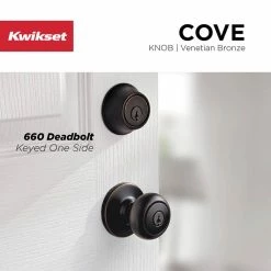 Kwikset 660 Series Venetian Bronze Single Cylinder Deadbolt Featuring SmartKey Security -Kwikset Sales Shop kwikset deadbolts 66011psmtrck3v1 77 1000