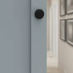 Kwikset Round Matte Black Single Cylinder Deadbolt Featuring SmartKey Security -Kwikset Sales Shop kwikset deadbolts 660rdt 514 smt 4f 1000