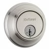 Kwikset 816 Satin Nickel Key Control Single Cylinder Deadbolt Featuring SmartKey Security