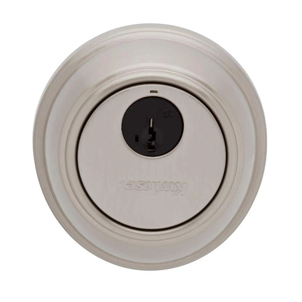 Kwikset 816 Series Satin Nickel Single Cylinder Key Control Deadbolt featuring SmartKey Security 5 Kwikset 816 Series Satin Nickel Single Cylinder Key Control Deadbolt featuring SmartKey Security - Image 5