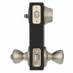 Kwikset Tylo Antique Brass Exterior Entry Door Knob and Single Cylinder Deadbolt Project Pack -Kwikset Sales Shop kwikset door lock combo packs 242t 5 cp 1d 1000