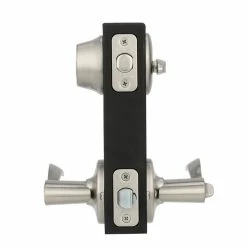 Kwikset Balboa Satin Nickel Exterior Entry Door Handle and Single Cylinder Deadbolt Combo Pack -Kwikset Sales Shop kwikset door lock combo packs 690bl 15 cp k6 1d 1000