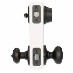 Kwikset Cove Venetian Bronze Exterior Entry Door Knob and Single Cylinder Deadbolt Combo Pack -Kwikset Sales Shop kwikset door lock combo packs 690cv 11p cp 1d 1000