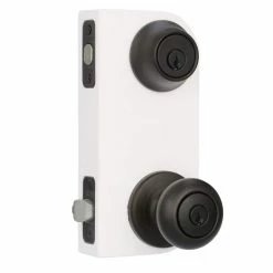 Kwikset Cove Venetian Bronze Exterior Entry Door Knob and Single Cylinder Deadbolt Combo Pack -Kwikset Sales Shop kwikset door lock combo packs 690cv 11p cp a0 1000