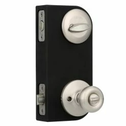 Kwikset Tylo Satin Nickel Door Knob Combo Pack Featuring SmartKey Security with Microban Antimicrobial Technology -Kwikset Sales Shop kwikset door lock combo packs 690t 15 smt bbpkg 40 1000