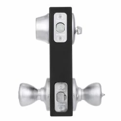 Kwikset Tylo Satin Chrome Exterior Entry Door Knob and Single Cylinder Deadbolt Combo Pack -Kwikset Sales Shop kwikset door lock combo packs 690t26drcalrcs 66 1000