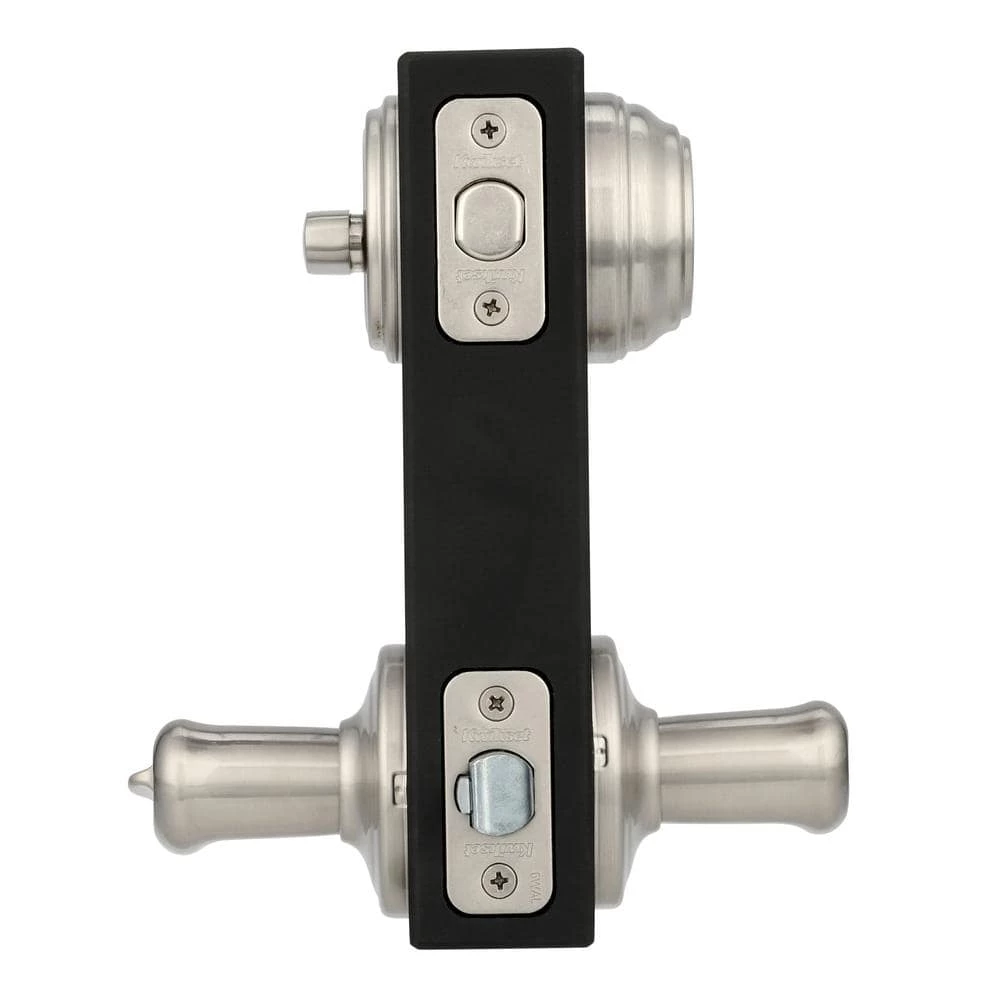 Kwikset Tustin Satin Nickel Exterior Entry Door Handle and Single Cylinder Deadbolt Combo Pack Featuring SmartKey Security 6 Kwikset Tustin Satin Nickel Exterior Entry Door Handle and Single Cylinder Deadbolt Combo Pack Featuring SmartKey Security - Image 6