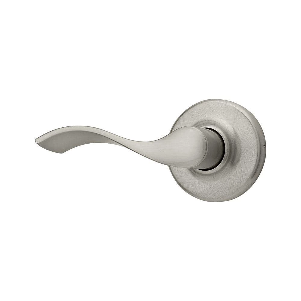 Kwikset Balboa Satin Nickel Left-Handed Half-Dummy Door Lever with Microban Antimicrobial Technology 1 Kwikset Balboa Satin Nickel Left-Handed Half-Dummy Door Lever with Microban Antimicrobial Technology