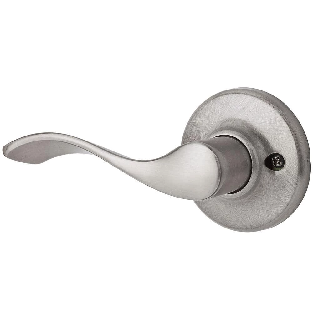 Kwikset Balboa Satin Nickel Left-Handed Dummy Door Lever with Microban Antimicrobial Technology 1 Kwikset Balboa Satin Nickel Left-Handed Dummy Door Lever with Microban Antimicrobial Technology