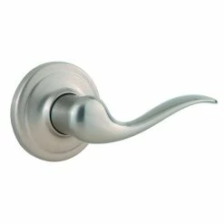 Kwikset Tustin Satin Nickel Right-Handed Half-Dummy Door Lever