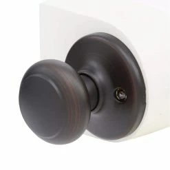 Kwikset Cove Venetian Bronze Half-Dummy Door Knob -Kwikset Sales Shop kwikset dummy door knobs 488cv 11p cp 4f 1000
