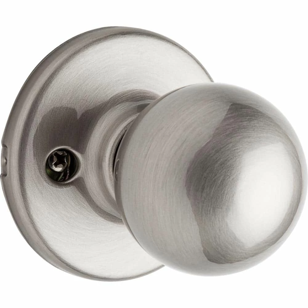 Kwikset Polo Satin Nickel Half-Dummy Door Knob 1 Kwikset Polo Satin Nickel Half-Dummy Door Knob