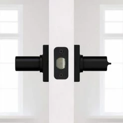 Kwikset Casey Matte Black Keyed Entry Door Handle Featuring SmartKey Technology and Microban 8 Kwikset Casey Matte Black Keyed Entry Door Handle Featuring SmartKey Technology and Microban -Kwikset Sales Shop kwikset entry door handles 405cslsqt514sk4 1f 1000