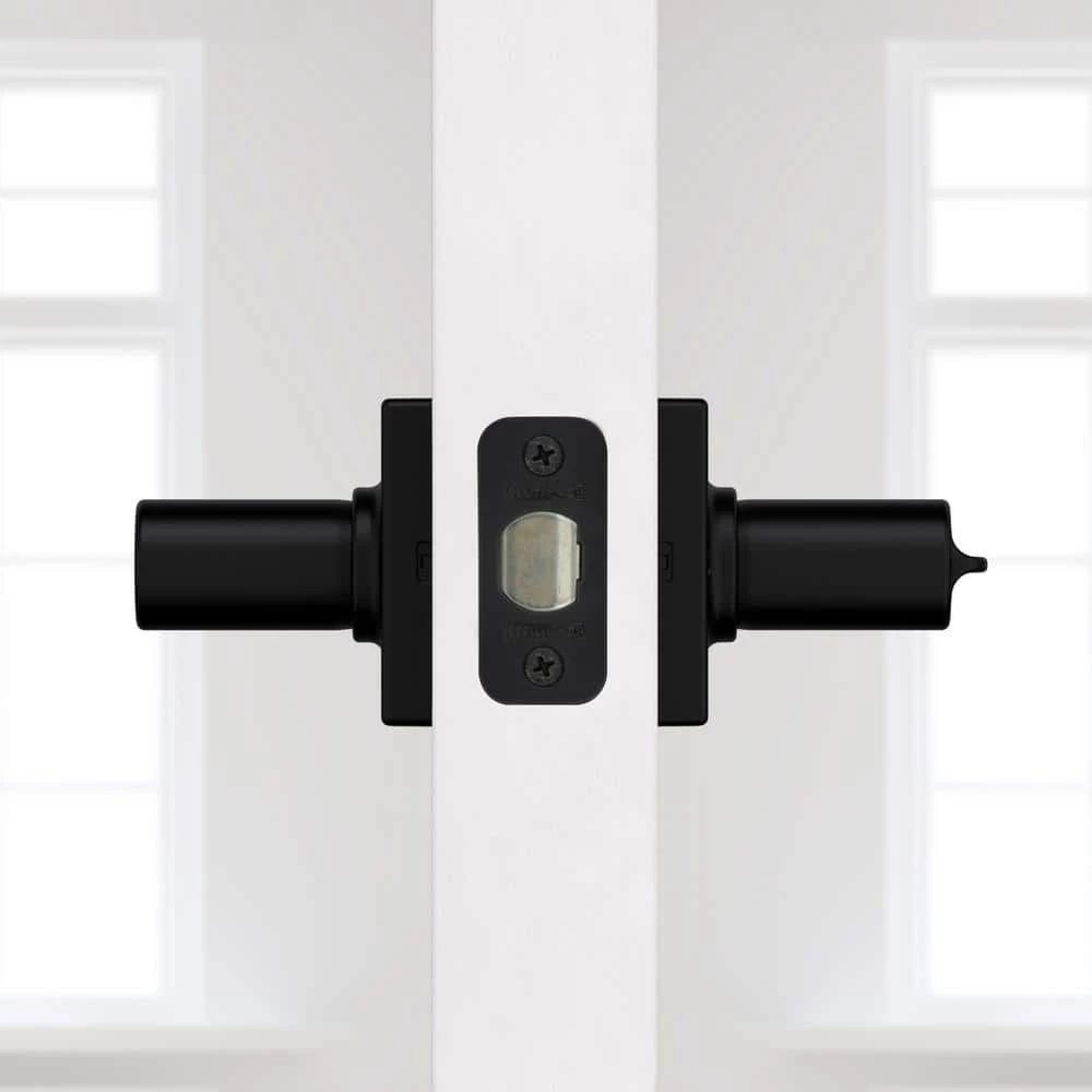 Kwikset Casey Matte Black Keyed Entry Door Handle Featuring SmartKey Technology and Microban 4 Kwikset Casey Matte Black Keyed Entry Door Handle Featuring SmartKey Technology and Microban - Image 4