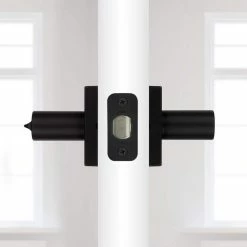 Kwikset Halifax Square Matte Black Keyed Entry Door Handle Featuring SmartKey Security 11 Kwikset Halifax Square Matte Black Keyed Entry Door Handle Featuring SmartKey Security -Kwikset Sales Shop kwikset entry door handles 740hflsqt514smt6alrcsk3 44 1000
