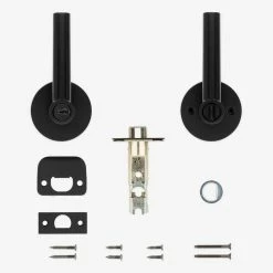 Kwikset Milan Matte Black Keyed Entry Door Lever Featuring SmartKey Security -Kwikset Sales Shop kwikset entry door handles 740milrdt514smt6alrcsk3 76 1000