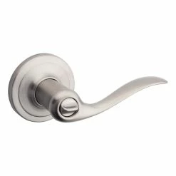 Kwikset Tustin Satin Nickel Entry Door Handle featuring SmartKey Security -Kwikset Sales Shop kwikset entry door handles 97402 575 c3 1000