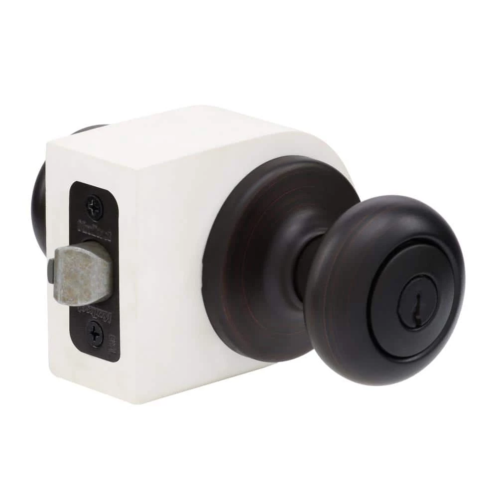 Kwikset Venetian Bronze Cove Keyed Entry Door Knob 4 Kwikset Venetian Bronze Cove Keyed Entry Door Knob - Image 4