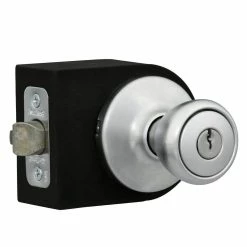Kwikset Tylo Satin Chrome Keyed Entry Door Knob -Kwikset Sales Shop kwikset entry door knobs 400t 26d 6al rcs d4 1000