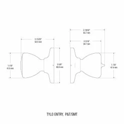 Kwikset Tylo Polished Brass Exterior Entry Door Knob 13 Kwikset Tylo Polished Brass Exterior Entry Door Knob -Kwikset Sales Shop kwikset entry door knobs 400t 3 6al rcs 66 1000