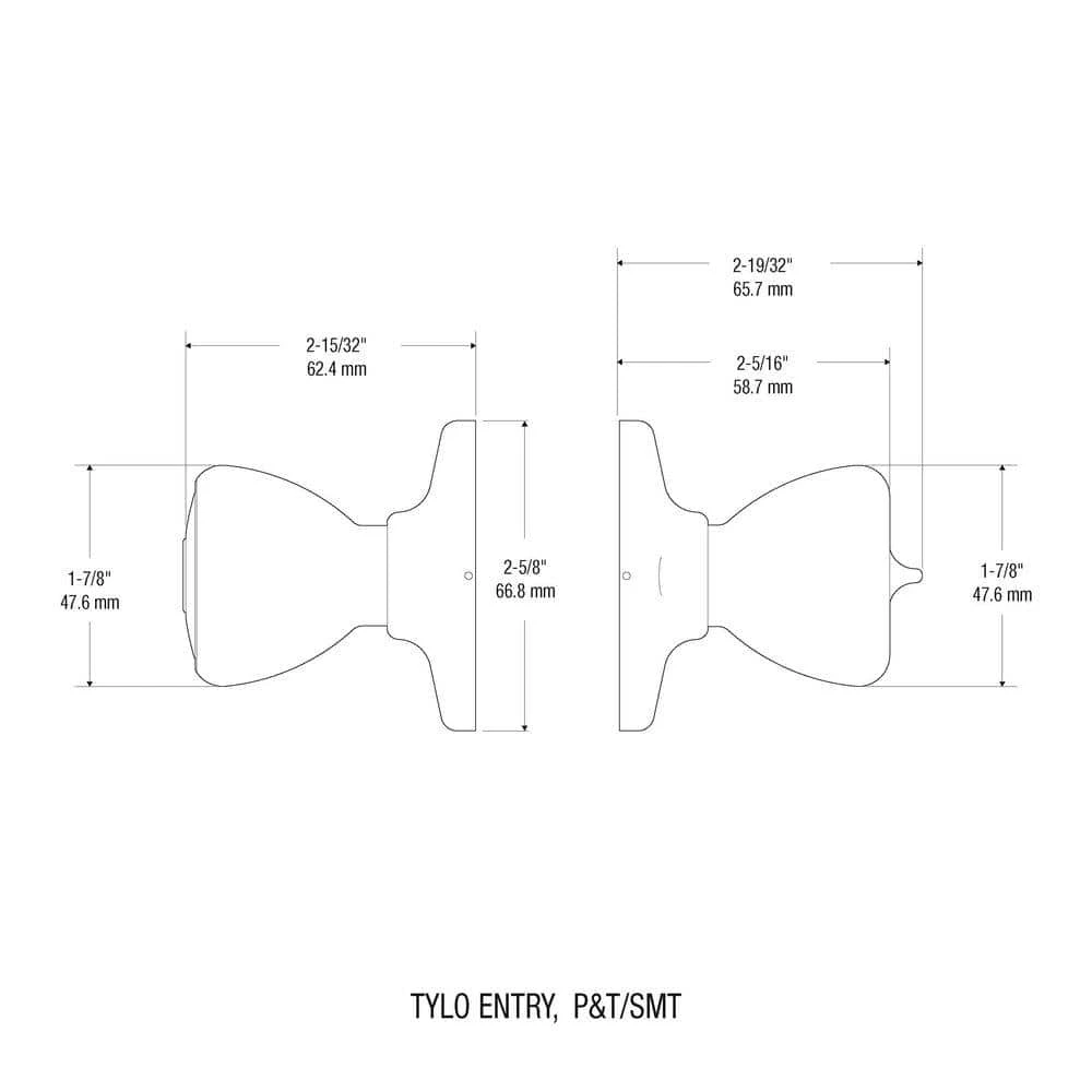 Kwikset Tylo Polished Brass Keyed Entry Door Knob Featuring Microban Antimicrobial Technology 7 Kwikset Tylo Polished Brass Keyed Entry Door Knob Featuring Microban Antimicrobial Technology - Image 7