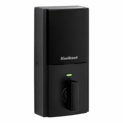 Kwikset Home Connect 620 Keypad 869 Contemporary Matte Black Connected Smart Lock Deadbolt with Z-Wave-700 Feat SmartKey -Kwikset Sales Shop kwikset keyless deadbolts 869hc620cnz7514 4f 1000