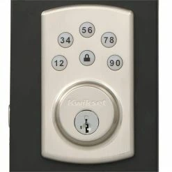 Kwikset Powerbolt2 Satin Nickel Single Cylinder Keypad Electronic Deadbolt Featuring SmartKey Security -Kwikset Sales Shop kwikset keyless deadbolts 907 15 rcal rcs cp pwrbolt 2 40 1000