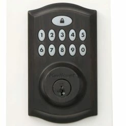 Kwikset SmartCode Venetian Bronze Single Cylinder Keypad Electronic Deadbolt featuring SmartKey Security and Juno Passage Knob 11 Kwikset SmartCode Venetian Bronze Single Cylinder Keypad Electronic Deadbolt featuring SmartKey Security and Juno Passage Knob -Kwikset Sales Shop kwikset keyless deadbolts 91311p j11p a0 1000