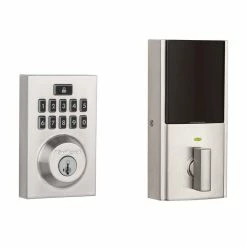 Kwikset SmartCode 913 Contemporary Satin Nickel Single Cylinder Keypad Electronic Deadbolt Featuring SmartKey Security 9 Kwikset SmartCode 913 Contemporary Satin Nickel Single Cylinder Keypad Electronic Deadbolt Featuring SmartKey Security -Kwikset Sales Shop kwikset keyless deadbolts 913cnt15smtcdcp 44 1000