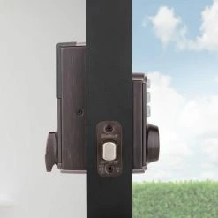 Kwikset SmartCode 914 Zigbee 3.0 Venetian Bronze Single Cylinder Electronic Deadbolt Featuring SmartKey Security -Kwikset Sales Shop kwikset keyless deadbolts 914trzb3 011pcp fa 1000