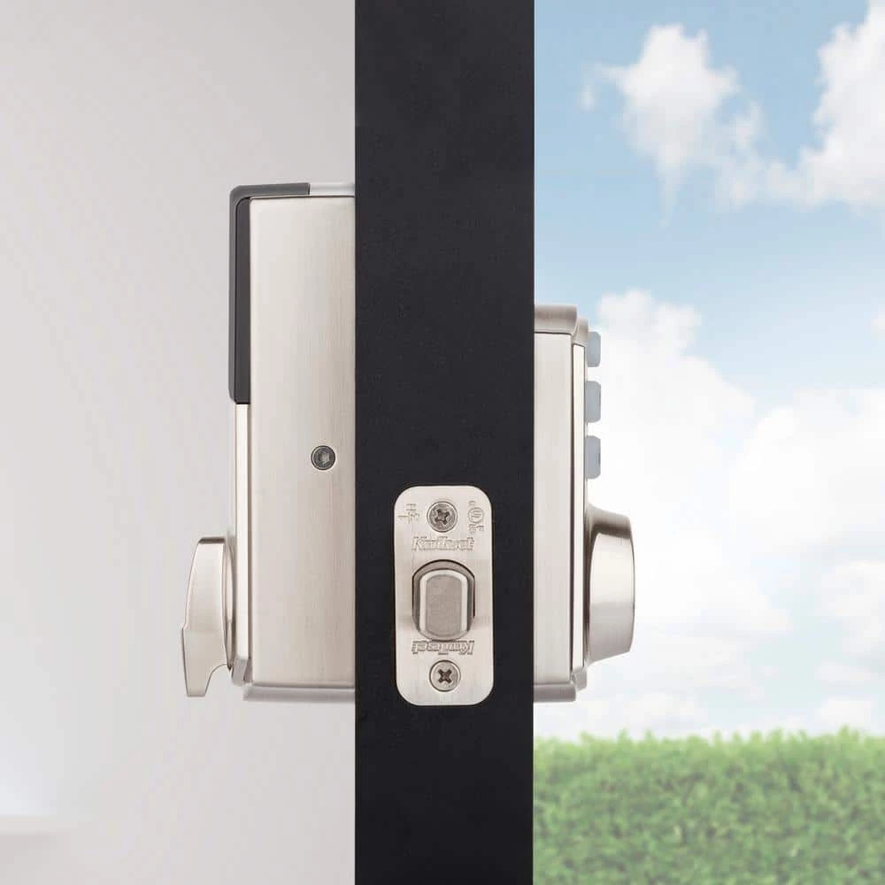 Kwikset SmartCode 914 Zigbee 3.0 Satin Nickel Single Cylinder Electronic Deadbolt Featuring SmartKey Security 3 Kwikset SmartCode 914 Zigbee 3.0 Satin Nickel Single Cylinder Electronic Deadbolt Featuring SmartKey Security - Image 3