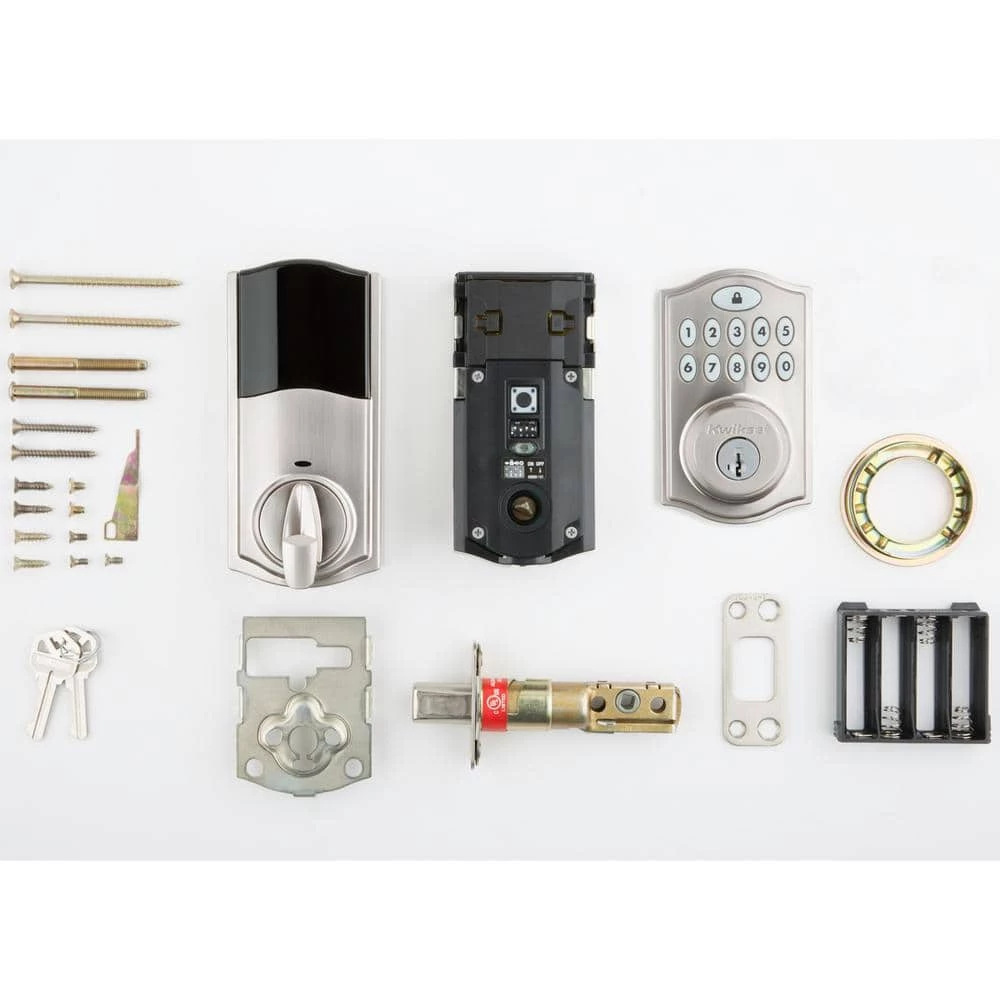 Kwikset SmartCode 914 Zigbee 3.0 Satin Nickel Single Cylinder Electronic Deadbolt Featuring SmartKey Security 6 Kwikset SmartCode 914 Zigbee 3.0 Satin Nickel Single Cylinder Electronic Deadbolt Featuring SmartKey Security - Image 6