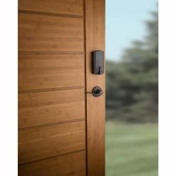 Kwikset SmartCode 915 Touchscreen Venetian Bronze Single Cylinder Electronic Deadbolt with Avalon Handleset and Tustin Lever -Kwikset Sales Shop kwikset keyless deadbolts 915avl91511pcb 44 1000