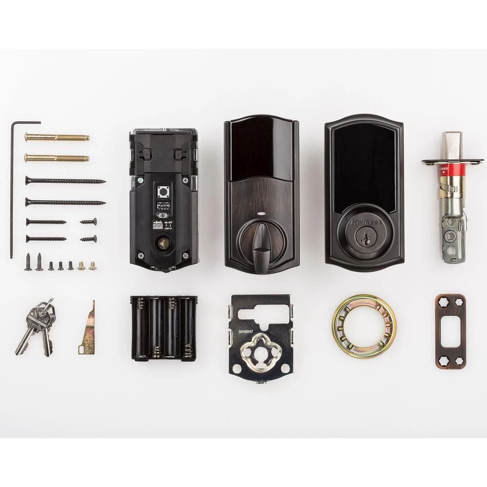 Kwikset Z-Wave SmartCode 916 Touchscreen Venetian Bronze Single Cylinder Keypad Electronic Deadbolt Featuring SmartKey Security 7 Kwikset Z-Wave SmartCode 916 Touchscreen Venetian Bronze Single Cylinder Keypad Electronic Deadbolt Featuring SmartKey Security - Image 7