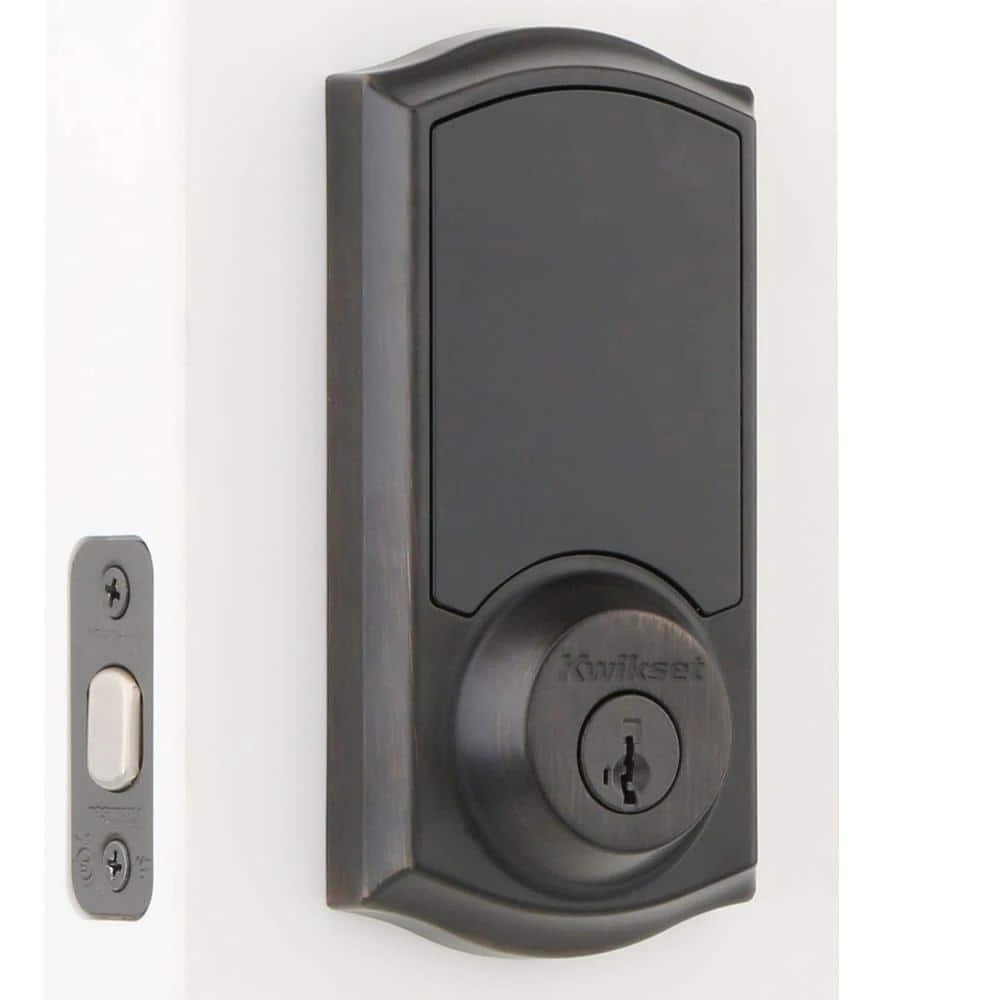 Kwikset Z-Wave SmartCode 916 Touchscreen Venetian Bronze Single Cylinder Keypad Electronic Deadbolt Featuring SmartKey Security 4 Kwikset Z-Wave SmartCode 916 Touchscreen Venetian Bronze Single Cylinder Keypad Electronic Deadbolt Featuring SmartKey Security - Image 4