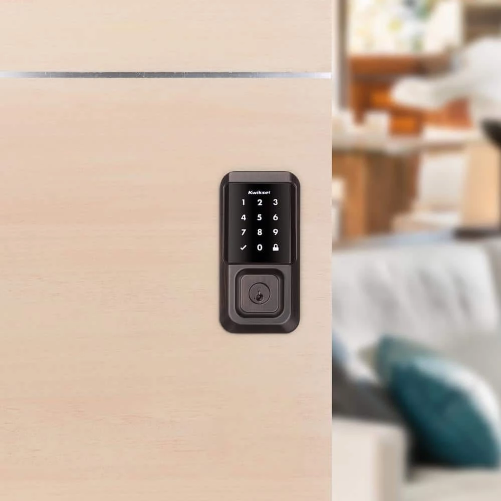 Kwikset HALO Venetian Bronze Keypad Electronic Smart Lock Deadbolt feat SmartKey Security, Touchscreen and Wi-Fi w/Halifax lever 3 Kwikset HALO Venetian Bronze Keypad Electronic Smart Lock Deadbolt feat SmartKey Security, Touchscreen and Wi-Fi w/Halifax lever - Image 3