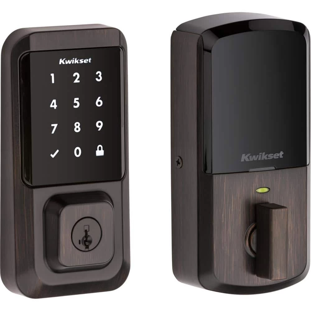Kwikset HALO Venetian Bronze Keypad Electronic Smart Lock Deadbolt feat SmartKey Security, Touchscreen and Wi-Fi w/Halifax lever 7 Kwikset HALO Venetian Bronze Keypad Electronic Smart Lock Deadbolt feat SmartKey Security, Touchscreen and Wi-Fi w/Halifax lever - Image 7