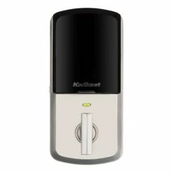 Kwikset HALO Satin Nickel Keypad Electronic Smart Lock Deadbolt Feat SmartKey Security, Touchscreen and Wi-Fi w/Halifax Lever -Kwikset Sales Shop kwikset keyless deadbolts 939wifi720hfl15 fa 1000