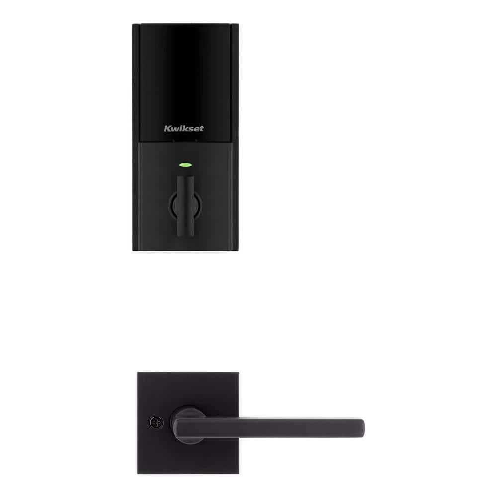 Kwikset Halo Touch Matte Black CNT Fingerprint WiFi Elec Smart Lock Deadbolt Feat SmartKey Security with San Clemente Handleset 6 Kwikset Halo Touch Matte Black CNT Fingerprint WiFi Elec Smart Lock Deadbolt Feat SmartKey Security with San Clemente Handleset - Image 6