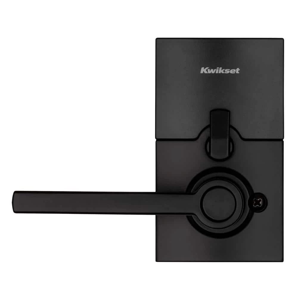 Kwikset 917 SmartCode Matte Black Contemporary Keypad Electronic Single-Cylinder Halifax Door Lever Featuring SmartKey Security 8 Kwikset 917 SmartCode Matte Black Contemporary Keypad Electronic Single-Cylinder Halifax Door Lever Featuring SmartKey Security - Image 8