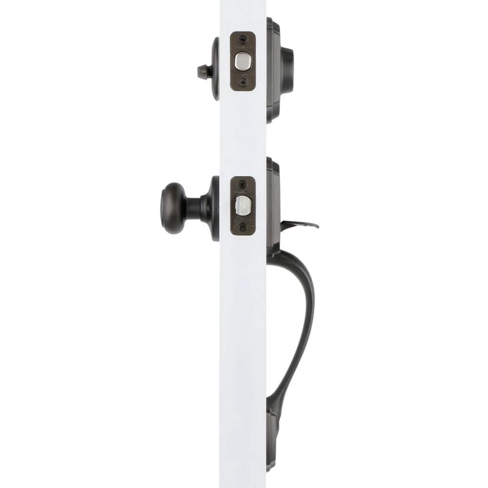 Kwikset Belleview Venetian Bronze Single Cylinder Door Handleset with Cove Door Knob Featuring SmartKey Security 5 Kwikset Belleview Venetian Bronze Single Cylinder Door Handleset with Cove Door Knob Featuring SmartKey Security - Image 5