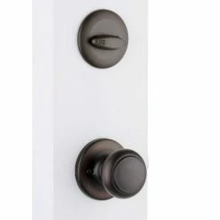 Kwikset Belleview Venetian Bronze Single Cylinder Door Handleset with Cove Door Knob Featuring SmartKey Security 12 Kwikset Belleview Venetian Bronze Single Cylinder Door Handleset with Cove Door Knob Featuring SmartKey Security -Kwikset Sales Shop kwikset knob handlesets 687bwxcv 11p smt cp 66 1000
