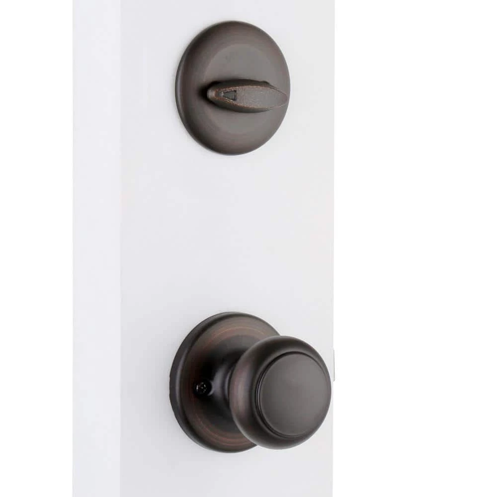 Kwikset Belleview Venetian Bronze Single Cylinder Door Handleset with Cove Door Knob Featuring SmartKey Security 6 Kwikset Belleview Venetian Bronze Single Cylinder Door Handleset with Cove Door Knob Featuring SmartKey Security - Image 6