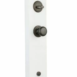 Kwikset Hawthorne Venetian Bronze Single Cylinder Door Handleset with Juno Door Knob Featuring SmartKey Security -Kwikset Sales Shop kwikset knob handlesets 800hexj 11p smt cp 66 1000